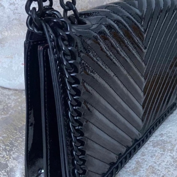 ALDO black purse with red interior - Picture 3 of 3